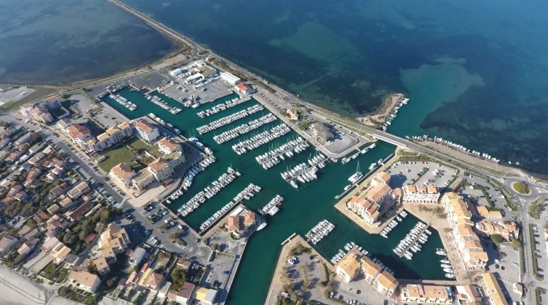 drone frontignan plage